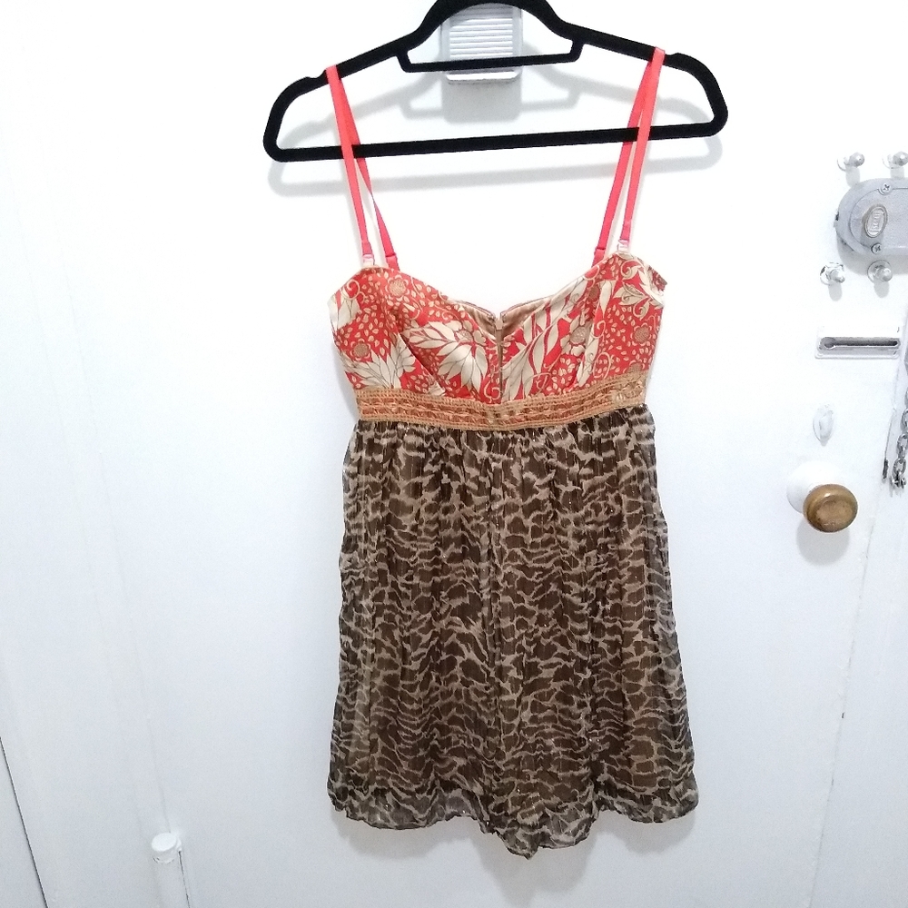 Marciano dress, leopard print, knee length